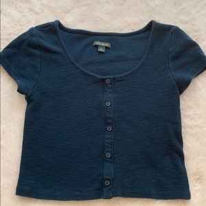 Wild Fable petrol blue top.